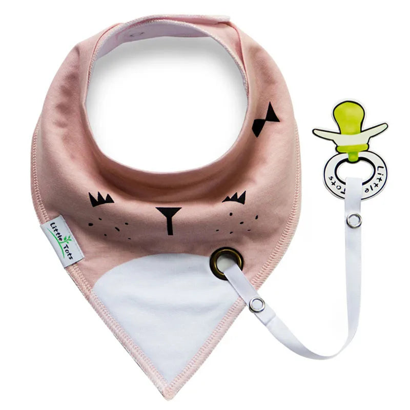 Saliva Towel Baberos Bebes Baby Bibs Anti-Drop Rope Absorbent Apron Girls Infant Cotton Bandana Boys Bib Scarf Newborn Feeding