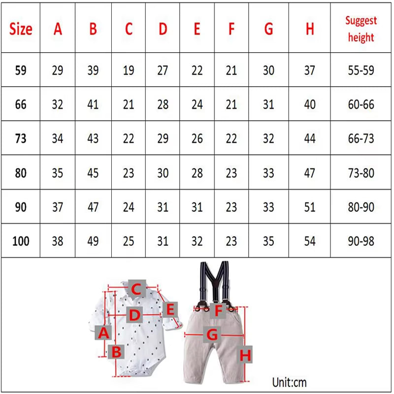 Baby Boy Birthday Gentleman Romper Clothes Set with Hat Cotton Spring Fall Toddler Kid Printed Bodysuit Dress Infant Outfit Suit