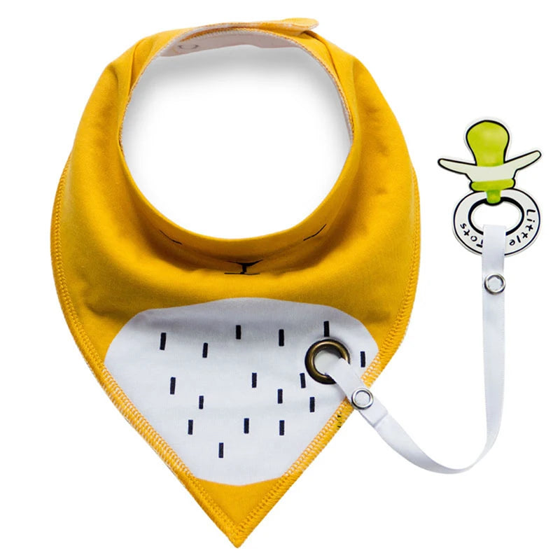 Saliva Towel Baberos Bebes Baby Bibs Anti-Drop Rope Absorbent Apron Girls Infant Cotton Bandana Boys Bib Scarf Newborn Feeding