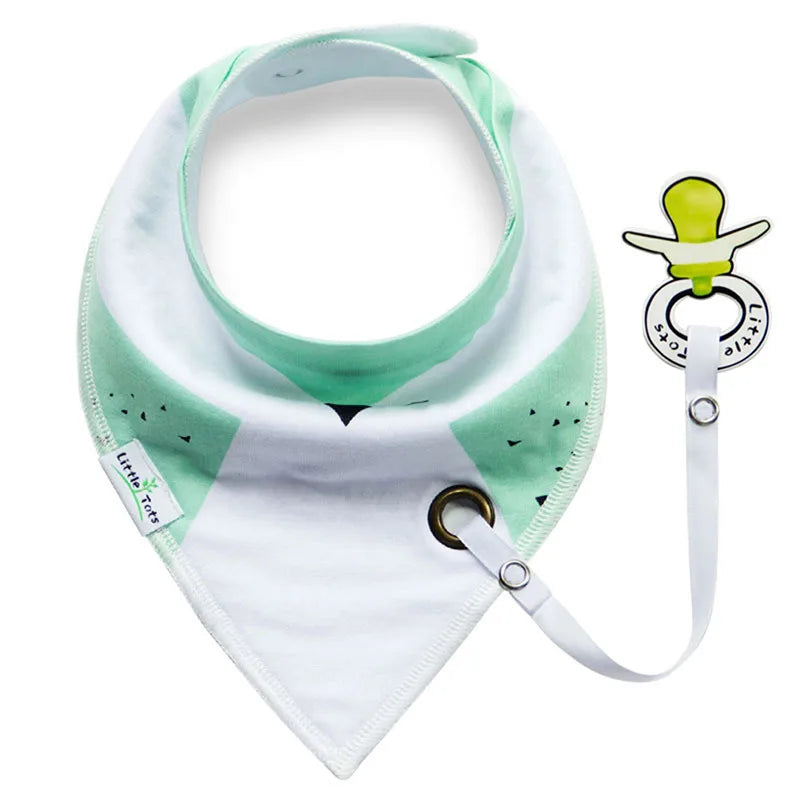 Saliva Towel Baberos Bebes Baby Bibs Anti-Drop Rope Absorbent Apron Girls Infant Cotton Bandana Boys Bib Scarf Newborn Feeding