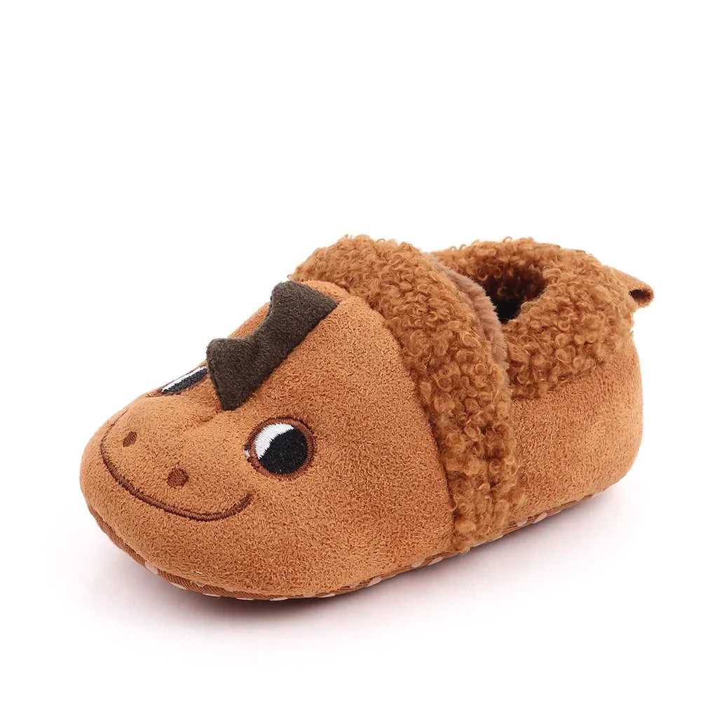 Baby Shoes Adorable Infant Slippers Toddler  Baby Boy Girl Knit Crib Shoes Cute Cartoon Anti-Slip Prewalker Baby Slippers