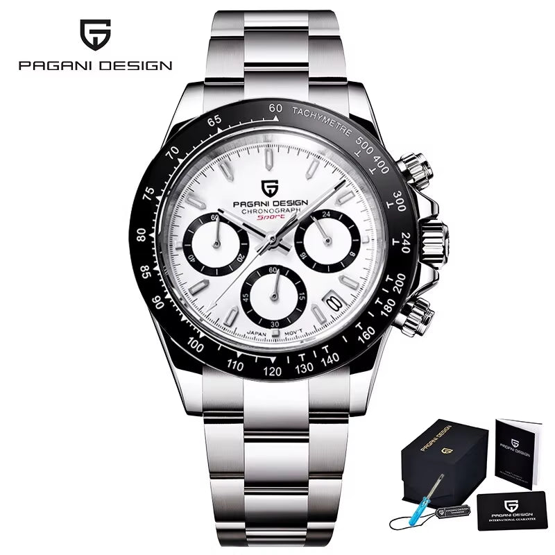 2024 New Men Watches Quartz Business Watch Mens Watches Top Brand Luxury Watch Men Chronograph VK63